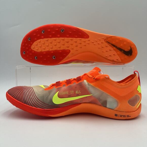 Mens Size 14 Nike Zoom Victory XC 5 Orange Track Cleats AJ0847 801 main image 6